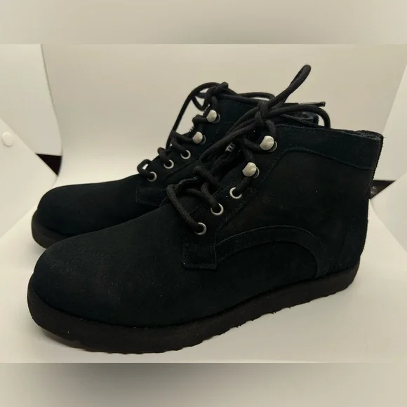 UGG Shoes Ugg Bethany Slim Classic Black Suede Sheepskin Water